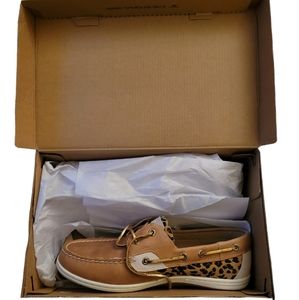 Sperry Koifish Cheetah Linen Shoes